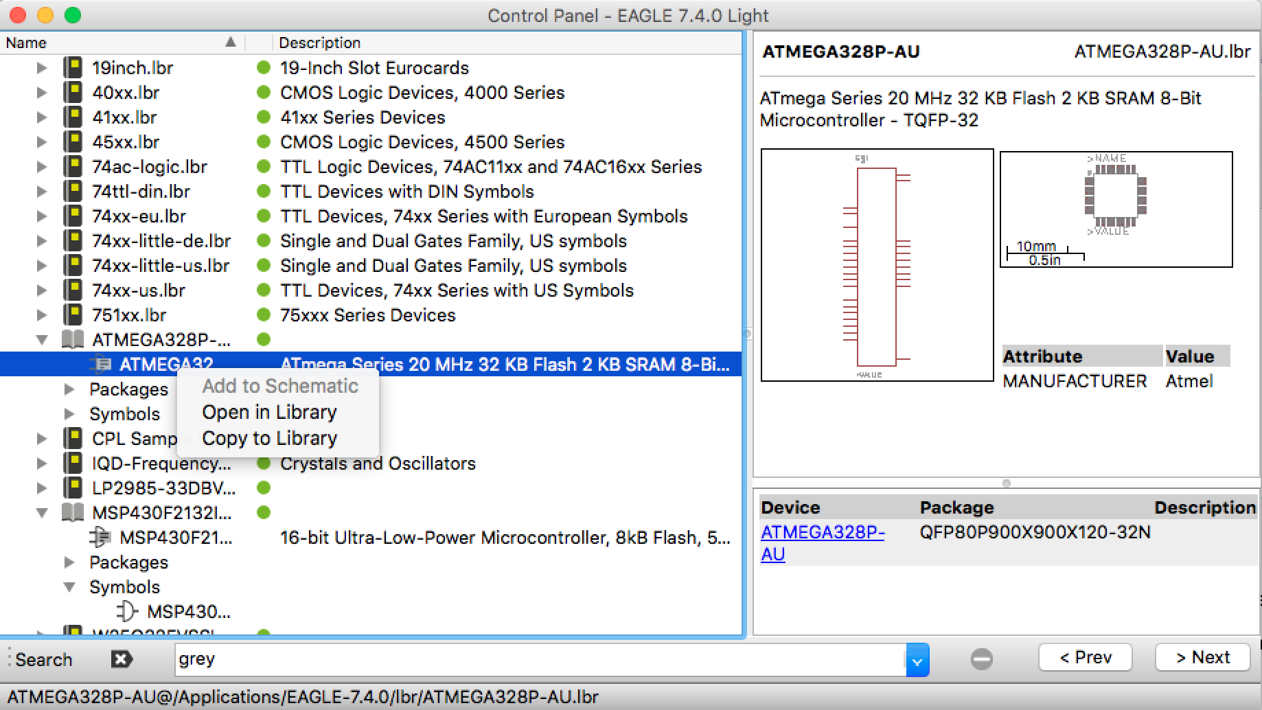 atmel library for orcad